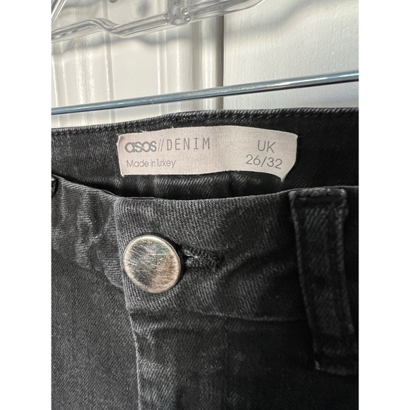 ASOS Black Denim Flares - Picture 6 of 8